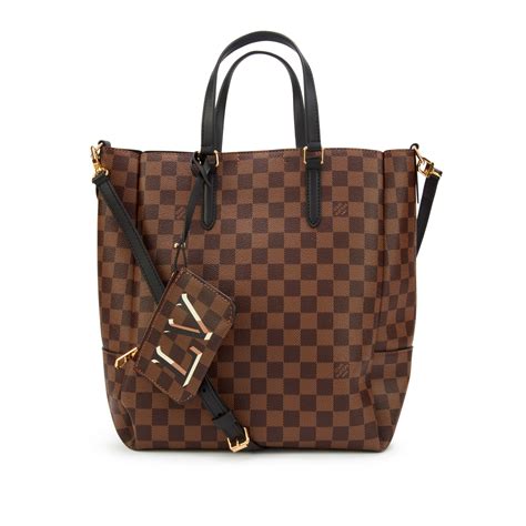 Louis Vuitton Damier Ebene Coated Canvas Belmont 